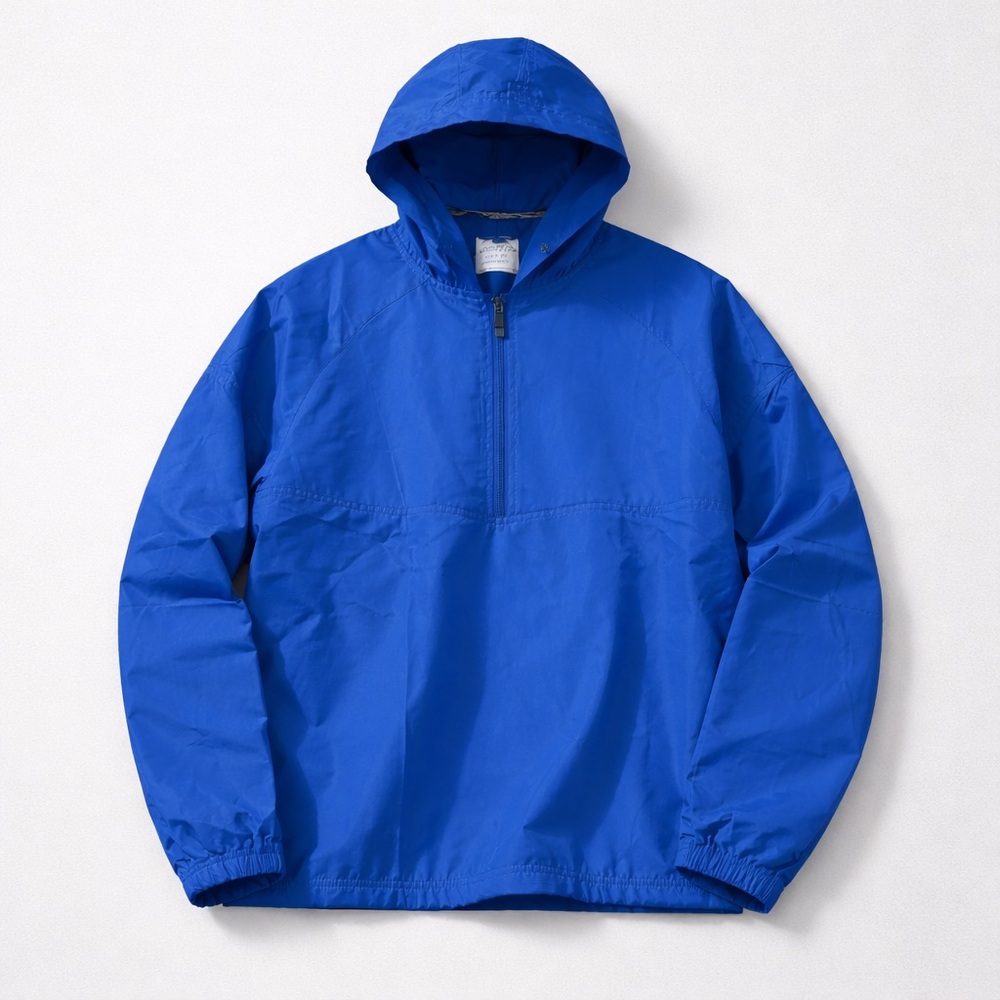 Men's Blue Hooded Jacket